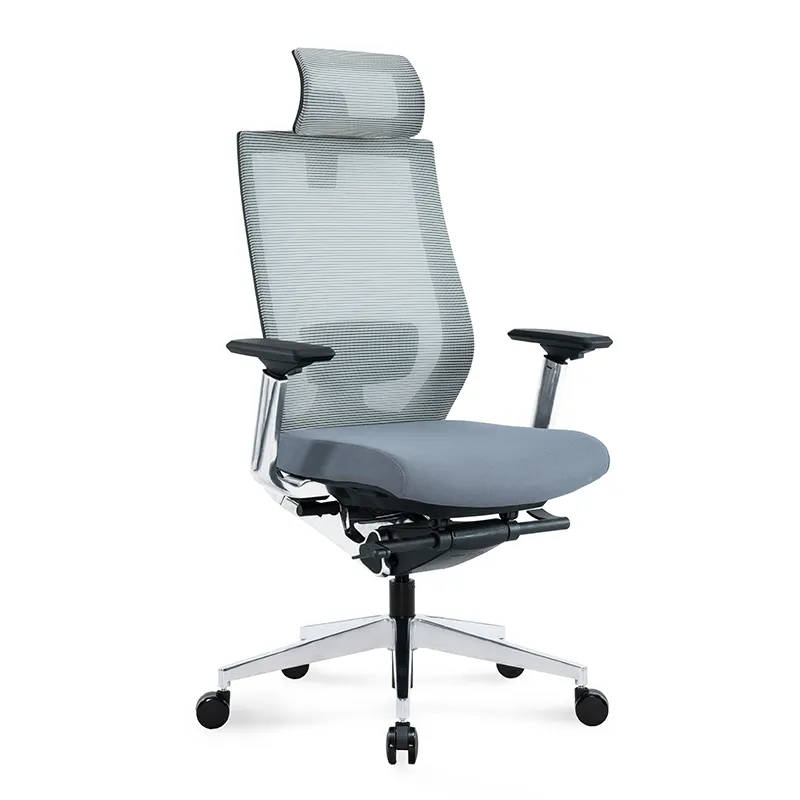 Comodo sedile girevole in tessuto girevole con sollevamento a gas scrivania per computer sedia da ufficio ergonomica in rete