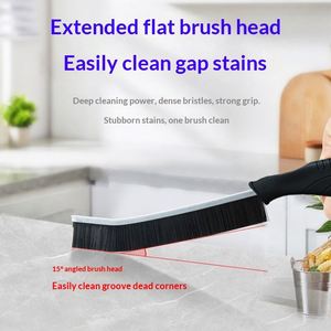 Hot Selling <b>Gap</b> Cleaning Brush Plastic Material Narrow Slot for Home Kitchen Bathroom Dead Angle Crevice Cleaning Tool - Product Image 3