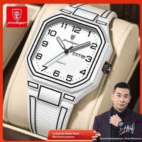 Montres à quartz POEDAGAR 608, style étudiant, boîtier en métal inspiré des bandes dessinées, résistantes à l'eau pour le mouvement