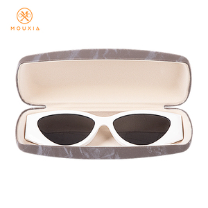 Étui rigide <span class=keywords><strong>pour</strong></span> lunettes en cuir PU, boîte <span class=keywords><strong>de</strong></span> rangement portable <span class=keywords><strong>pour</strong></span> lunettes, étui à lunettes <span class=keywords><strong>pour</strong></span> la mode et l'usage quotidien - Product Image 3