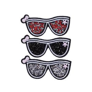 Appliques adhésives à repasser sur appliques étoiles métalliques dorées brillantes patchs de <span class=keywords><strong>broderie</strong></span> pour lunettes vente en gros - Product Image 5