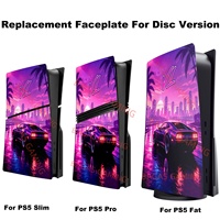Abdeckplatten für PS5 Fat Disc Edition Modell GT Ersatz-Seitenpaneele für Playstation 5 Benutzerdefinierte Konsolen-Frontplatten