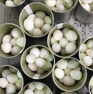 Huevos de codorniz hervidos enlatados chinos Precio de granja de codorniz
