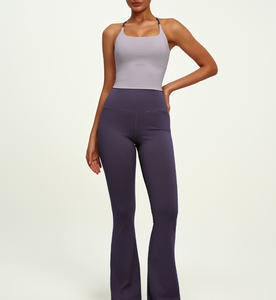 Leggings de Yoga de <span class=keywords><strong>Cintura</strong></span> Alta con Efecto Levanta Glúteos, Estilo Campana hasta la Pantorrilla, Suaves como la Mantequilla, Transpirables, Elásticos en Cuatro Direcciones, de Secado Rápido, <span class=keywords><strong>Cintura</strong></span> Elástica - Product Image 6