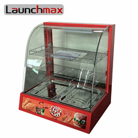 Petit réchauffeur d'affichage de chauffage de nourriture de température constante électrique commerciale Transparent 330mm