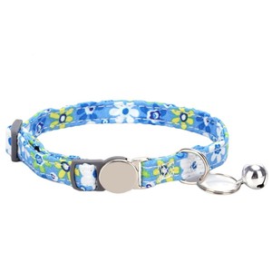 Kingtale Custom Pet Lieferanten Katzen zubehör Metalls chnalle Verstellbare Breakaway <span class=keywords><strong>Cat</strong></span> Halsbänder mit Glocken - Product Image 5