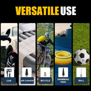 Arrancador de doble uso con Inflador de neumáticos inalámbrico Pantalla digital más rápida Banco de energía de luz LED Material ABS - Product Image 4