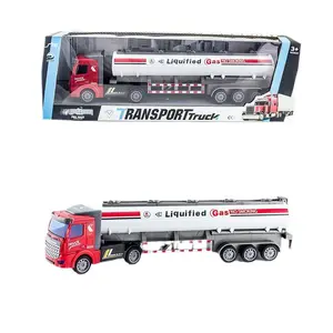 Truk Rc 1/48 mobil mainan tugas berat truk Remote Control truk listrik konstruksi semi-trailer hadiah anak laki-laki Trailer Rc besar