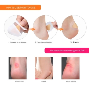 Protection de talon, soin des pieds, autocollants pour la semelle, patch invisible imperméable, anti-ampoules, anti-frottement, coussin de soin des pieds, protège-talons, doublure - Product Image 4