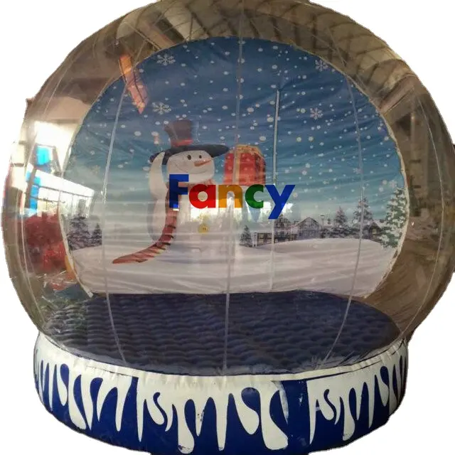 Produsen Penjualan 2M Luar Ruangan Natal Foto Booth Tiup Salju Globe untuk Anak-anak dan Orang Dewasa