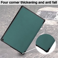 Étui intelligent pour tablette en TPU pour Fire HD 10 2023/2021/2020 10.1 pouces étui en PU conception de protection porte-crayon fonction Pro