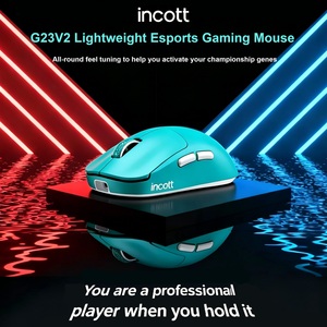 <span class=keywords><strong>Souris</strong></span> de jeu INCOTT G23 V2 PRO SE légère, PAW3395, 3 modes sans fil, 8000 Hz, faible latence, échange à chaud, ergonomique, <span class=keywords><strong>souris</strong></span> de jeu e-sport - Product Image 1