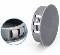 Bouchons anti-poussière plats ronds en nylon PA66 de 10 mm, 14 mm, 16 mm, 30 mm