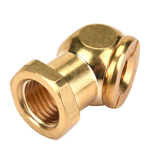 Gonfleur de pneus tout en cuivre avec filetage interne 1/4 NPT, valve d'air pour voiture - Product Image 1