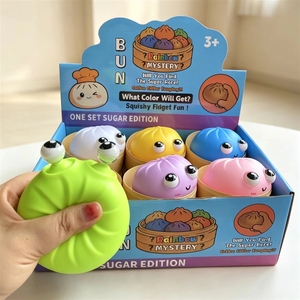 Distributeur en gros, coopération à long terme, sans pression de stock, exportation, jouet à presser TPE en forme de boulette vapeur, boîte mystère, jouet souple <span class=keywords><strong>Squi</strong></span> - Product Image 4