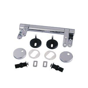 Asiento de inodoro King Wei con cierre suave, bisagra de liberación rápida con un clic, aleación de zinc, 1,4 Nm, para accesorios de asiento de inodoro - Product Image 1