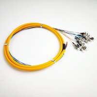 Suministro Directo de Fábrica, Cable de Fibra Óptica de Alta Calidad de 0.9, 2.0 y 3.0 mm, FC/UPC, 12 Núcleos, Cable Pigtail, Cable de Conexión de Fibra Óptica para FTTH