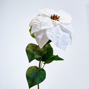 Spectacle de simulation de fleurs de Noël poinsettia Fleur de Noël décoration de mariage fleur de simulation - Product Image 5