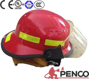 Mũ bảo hiểm lửa phong cách Mỹ 433 với khăn choàng màu vàng cho lính cứu hỏa - Product Image 2