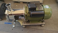 Homogénéisateur en ligne à cisaillement haute vitesse pour émulsion homogène, émulsification du lait et des poudres liquides, avec pompe mélangeuse