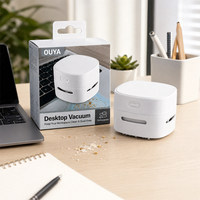 Aspirateur de bureau sans fil rechargeable, léger et silencieux, pour le nettoyage des débris de la maison, du bureau, du clavier et de la table