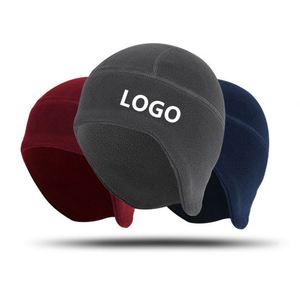 Helmet Liner Ear Warmer Mens Womens <b>Fleece</b> Knit Winter Hat Soft Warm <b>Beanie</b> Cap Promotion Gifts - Product Image 2