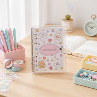Carnets à spirale A5 en PVC personnalisables, avec feuilles mobiles, pour planification quotidienne, papeterie mignonne, fournitures scolaires et de bureau, cadeau pour la réalisation de objectifs