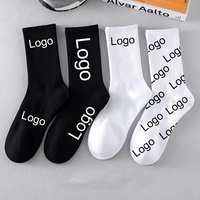 Chaussettes de sport techniques unies pour hommes et femmes, invisibles, personnalisables, avec logo tricoté, antidérapantes, vente en gros