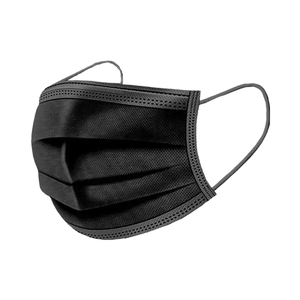 Masker Wajah 3 lapisan sekali pakai dalam perlindungan sehari-hari efektif warna hitam dengan respirator & Masker - Product Image 4