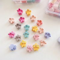 Boîte de 20 petites pinces à cheveux en plastique de couleur bonbon pour enfants, pinces à cheveux mignonnes pour filles, accessoires pour cheveux