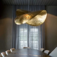 Restoran Petal Lotus Leaf Ruang Tamu Kamar Tidur Hotel Home Stay Lampu Mewah Ringan Lampu Gantung