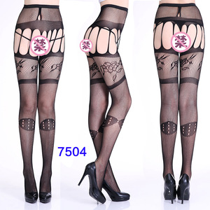 6 Paires de Bas Résille Montants pour Femme, <span class=keywords><strong>Collants</strong></span> à Bretelles, Lingerie, <span class=keywords><strong>Porte</strong></span>-Jarretelles, <span class=keywords><strong>Collants</strong></span> pour Filles (Noir, Rouge, Blanc, <span class=keywords><strong>Taille</strong></span> M-L) - Product Image 3