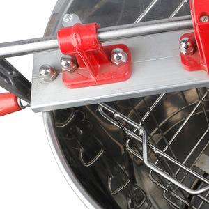 Nuevo Agitador de Miel de Acero Inoxidable 201 con Engranaje Cerrado Manual y Soporte para 4 Cuadros para Apicultura Portátil, 1 Año de Garantía - Product Image 3