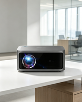 Projecteur HTP X5 LED LCD 1080P Haute luminosité 800 ANSI Lumens Prêt à l'emploi sur Internet Mise au point automatique Android Home Cinéma Stéréo HIFI