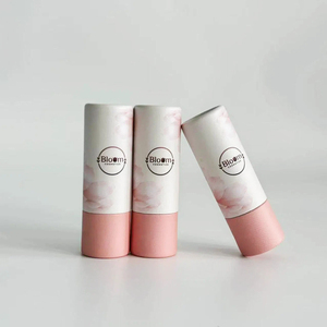 Envase cilíndrico de cartón ecológico, impreso a todo color, en color rosa, tipo tubo de papel grande, caja redonda, tubo de papel extensible. - Product Image 6