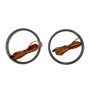 Anneaux halo ADT 60mm 70mm 80mm 90mm 110mm 140mm avec couvercle noir, contrôle par application, anneaux halo RGBW - Product Image 2