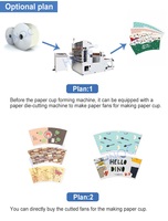 Machine à fabriquer 70 pièces/min automatique pour boîte à lunch en papier kraft