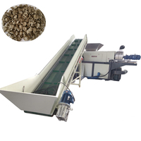 Granulateur à pression pour plastique, machine de séchage et de pressage pour films PE LDPE et sacs tissés PP / Pelletiseur de déshydratation pour films étirables HDPE