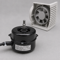 Moteur à Induction à Condensateur 2P, Bobinage 100% Cuivre, Moteur de Ventilateur pour l'Europe, Arbre Unique, Roulement à Billes, Faible Bruit, Fonctionnement Stable