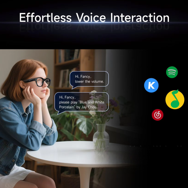 APP SDK Software Development Customization TR90 Material Better Recording BLE5.4 JL7018F GK7202V330 Chips AI Smart Glasses