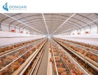 Ferme avicole préfabriquée en acier à structure complète et automatique à prix abordable