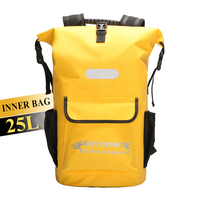 25L personnalisé 500D PVC Camping randonnée canotage Kayak océan Pack Sports de plein air plage étanche vitesse mode sac à dos sec