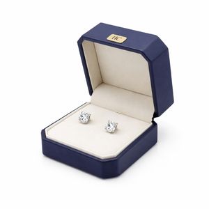 Caja de Alta Gama para Pendientes, Caja de Regalo de Joyería Rígida con Tapa Abatible Personalizada, Inserto de Microfibra, Logotipo Impreso en Serigrafía, Suministro Directo de Fábrica - Product Image 3