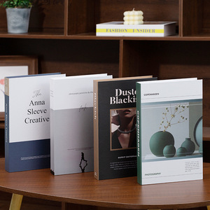 Ins libri decorativi falsi alla moda semplici riviste di vita creativa moderna decorazioni per la fotografia di oggetti di scena - Product Image 2
