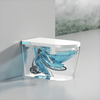 Toilette intelligente de luxe Se vendre bien Toilette intelligente Toilette intelligente au sol intelligente