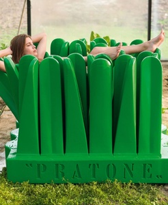 Italia <span class=keywords><strong>Netflix</strong></span> modelos hierba chaise longue ocio creativo sofá Pratone arte sala de estar muebles para el hogar - Product Image 1