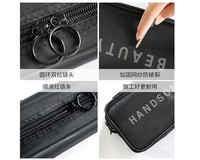 Trousse de maquillage transparente, petite sacoche de voyage de détail ou mallette à maquillage pour femmes, pochette de rangement et trousse de toilette beauté