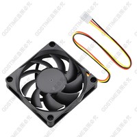 Gdstime GDA7015 70x70x15mm Roulement à billes 70mm DC 5V 12V 24V CPU Brushless Axial Air Flow Plastic Cooling Fan