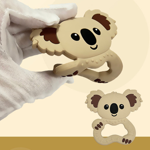 Mordedores de Silicona con Forma de Koala en Varios Colores, Suaves, Masticables, Ecológicos, Libres de BPA, con Anillo de Agarre para Bebés - Product Image 4