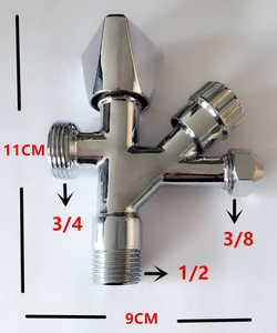 <span class=keywords><strong>Robinet</strong></span> en laiton pour structure de boule de plomberie d'eau sanitaire pour machines à laver et vannes d'angle - Product Image 2